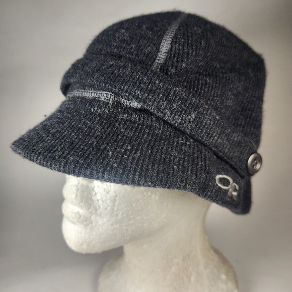 Outdoor Research Accessories - OUTDOOR RESEARCH Cloche Hat Women's Large Black Wool Blend Outdoors